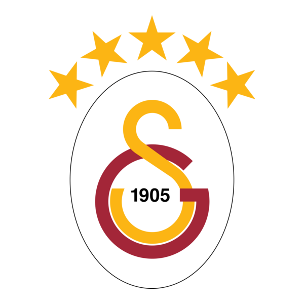 Galatasaray 5 yıldızlı Logo PNG Vector