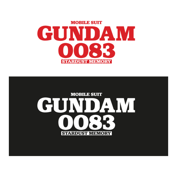 Gundam 0083 Logo PNG Vector