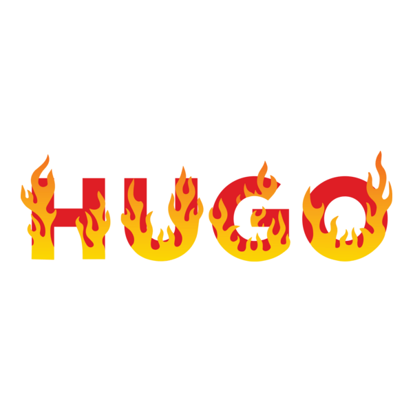 HUGO Dande Flame Logo PNG Vector