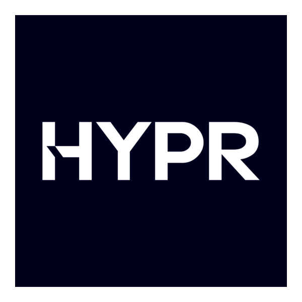 HYPR White Logo PNG Vector