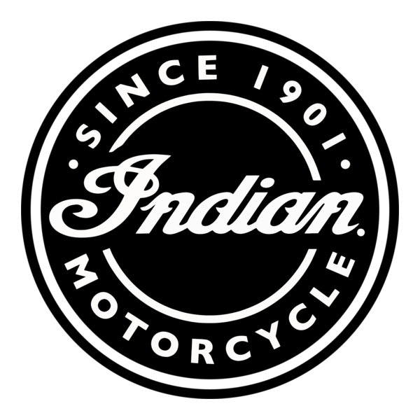 Indian Motorcycle black Logo PNG Vector