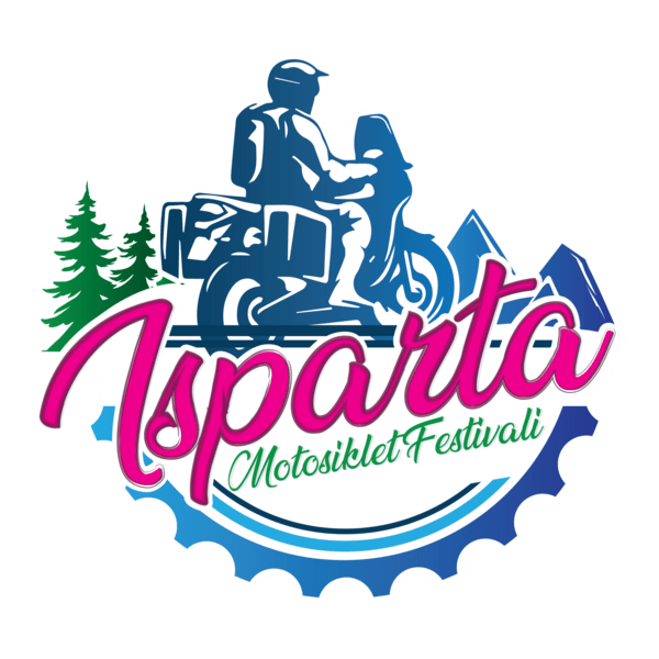 Isparta Gölcük Motosiklet Festivali Logo PNG Vector