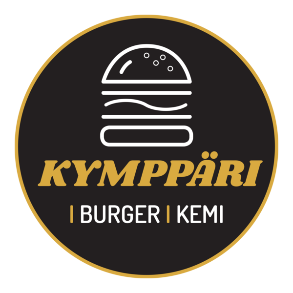 Kymppäri Burger Logo PNG Vector
