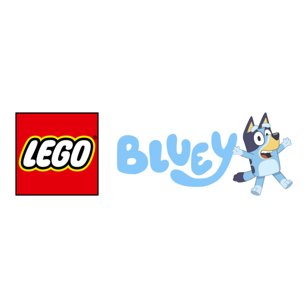 LEGO Bluey Logo PNG Vector