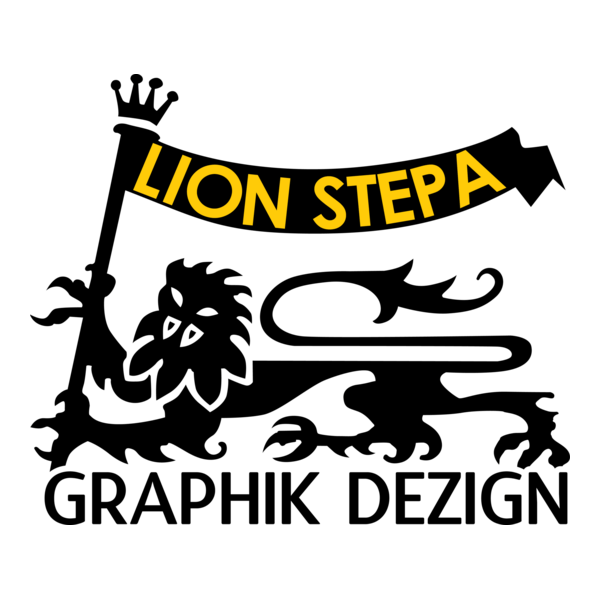 Lion Stepa Graphik Dezign Logo PNG Vector