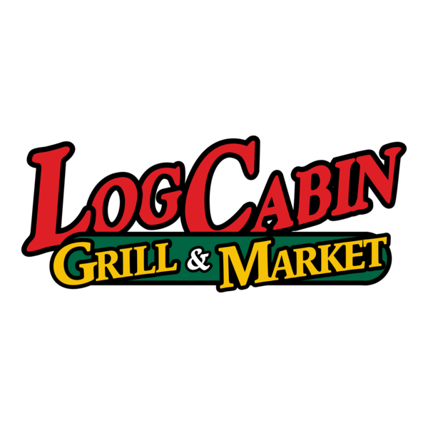 Log Cabin Grill & Market Logo PNG Vector