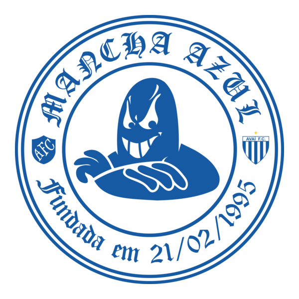 Mancha Azul Avaí Logo PNG Vector