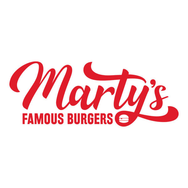 Marty's Famous Burgers Logo PNG Vector