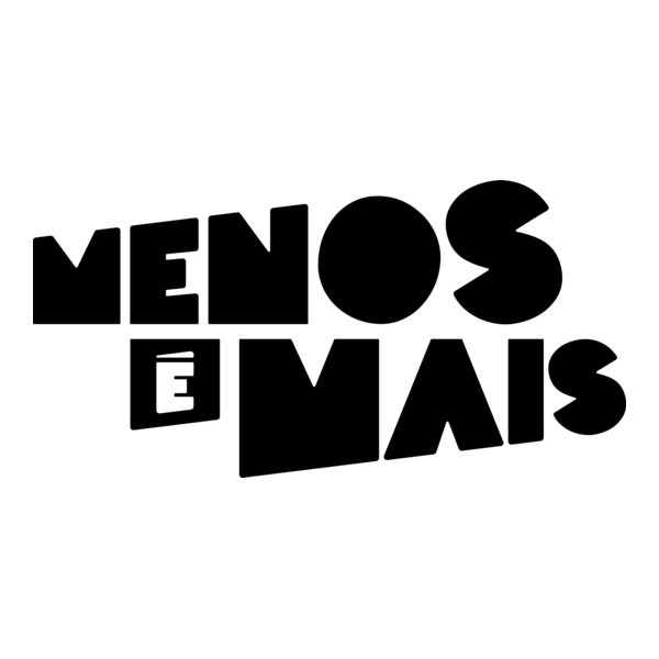 Menos é Mais Logo PNG Vector