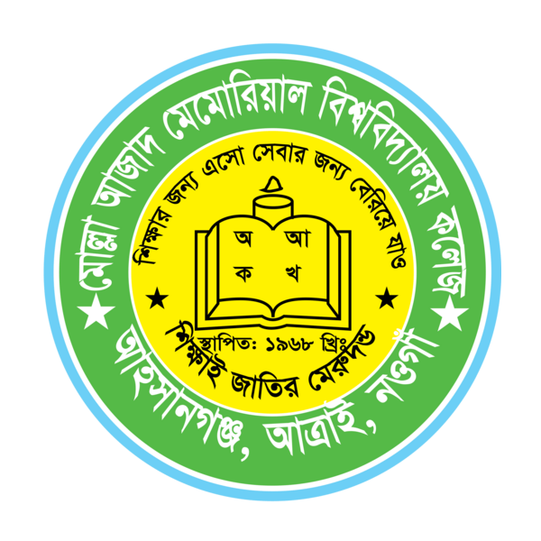 Molla Azad Memorial Govt. College Logo PNG Vector