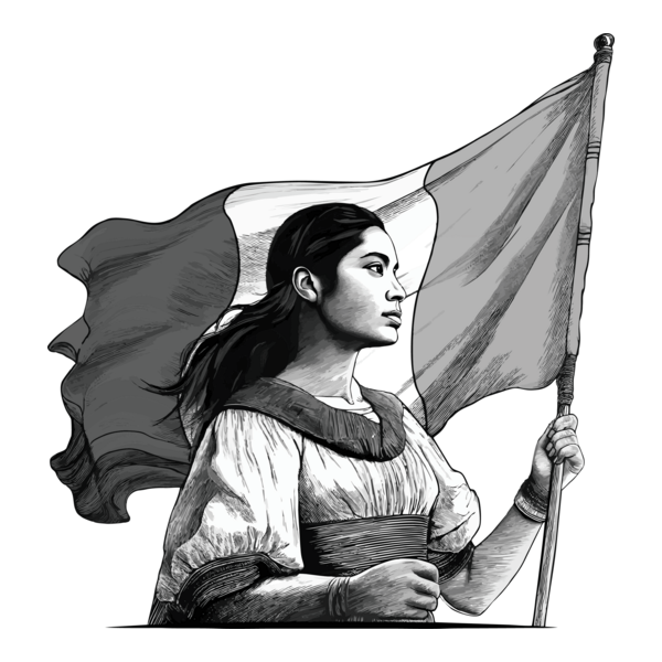 Mujer Indígena Gobierno de México Logo PNG Vector