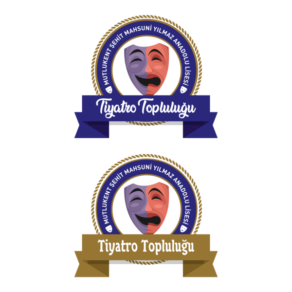 Mutlukent ŞMY Anadolu Lisesi Tiyatro Topluluğu Logo PNG Vector