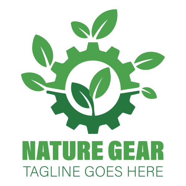 Nature gear Logo PNG Vector