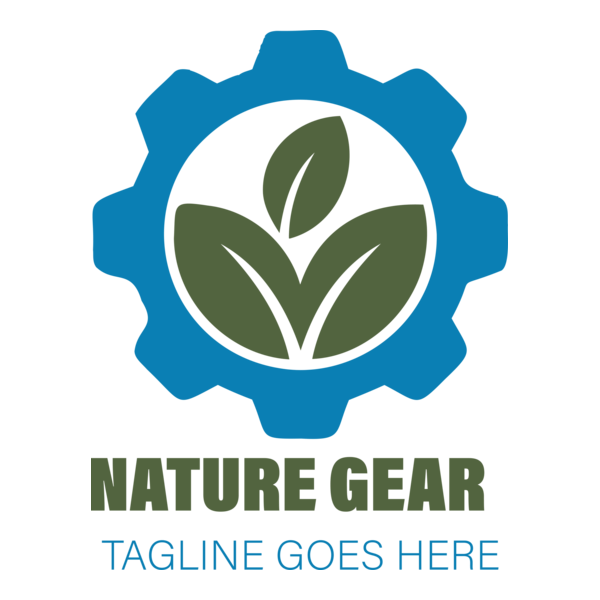 Nature gear Logo PNG Vector