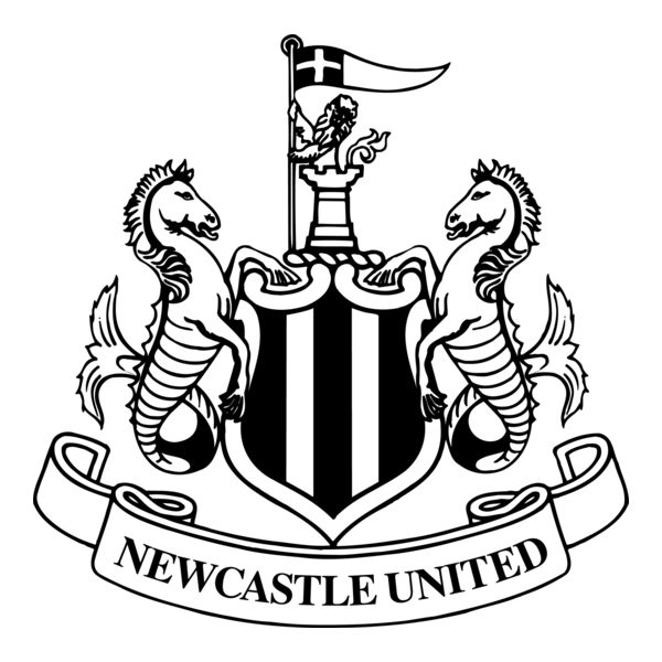 Newcastle United FC black Logo PNG Vector