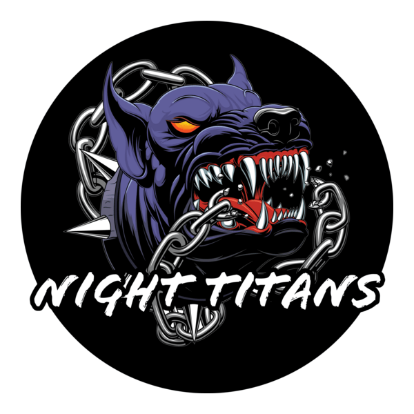 Night Titans dog Logo PNG Vector