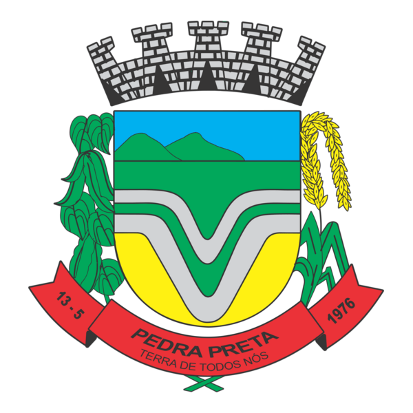 Pedra Preta Brasão Logo PNG Vector