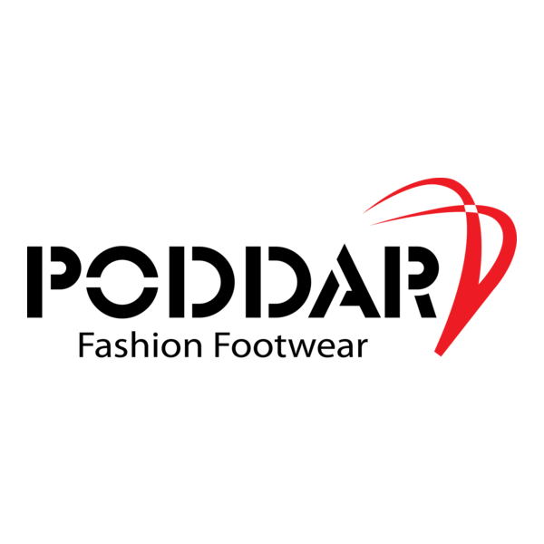 Poddar Fashion Footwear Logo PNG Vector