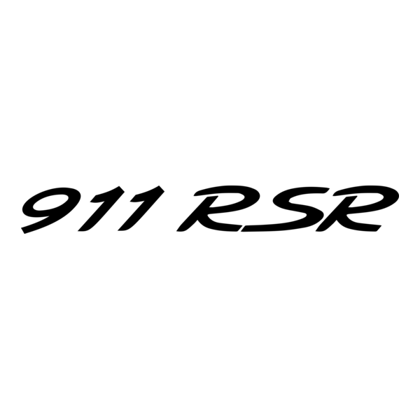Porsche 911 RSR Logo PNG Vector
