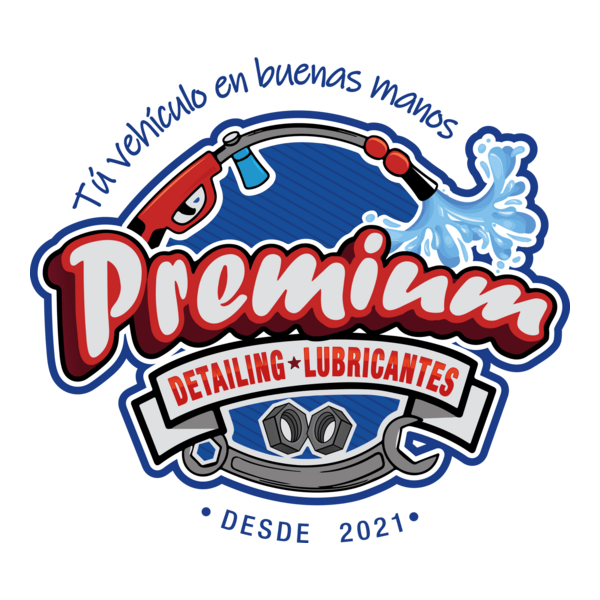 Premium Lubricantes Logo PNG Vector