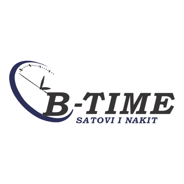 Prodaja satova B-Time Logo PNG Vector