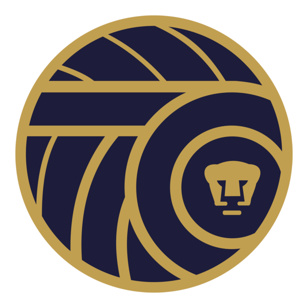 Pumas UNAM (70 Aniversario) Logo PNG Vector