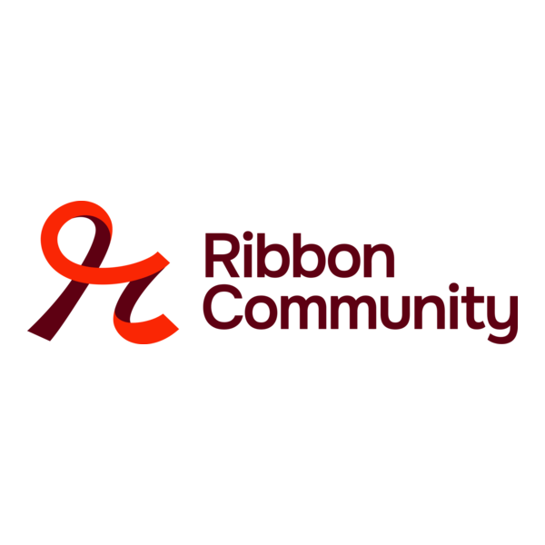 Ribbon Community Logo PNG Vector