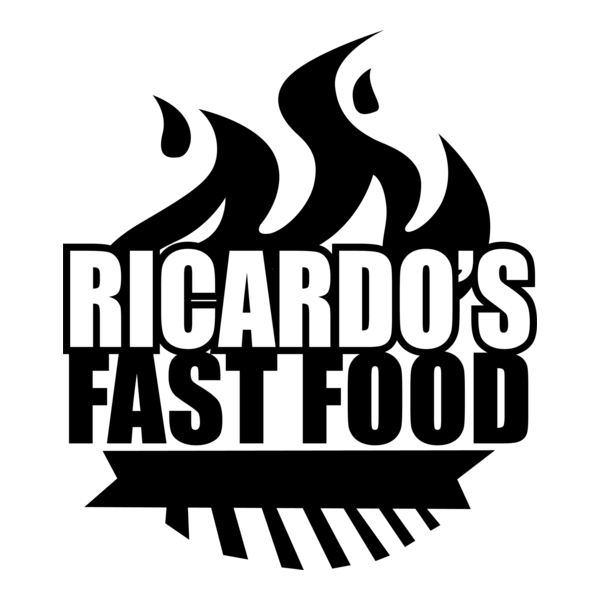 Ricardo's Fast Food Logo PNG Vector