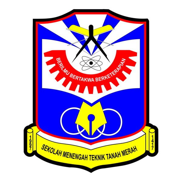 SEK MEN TEKNIK TANAH MERAH Logo PNG Vector
