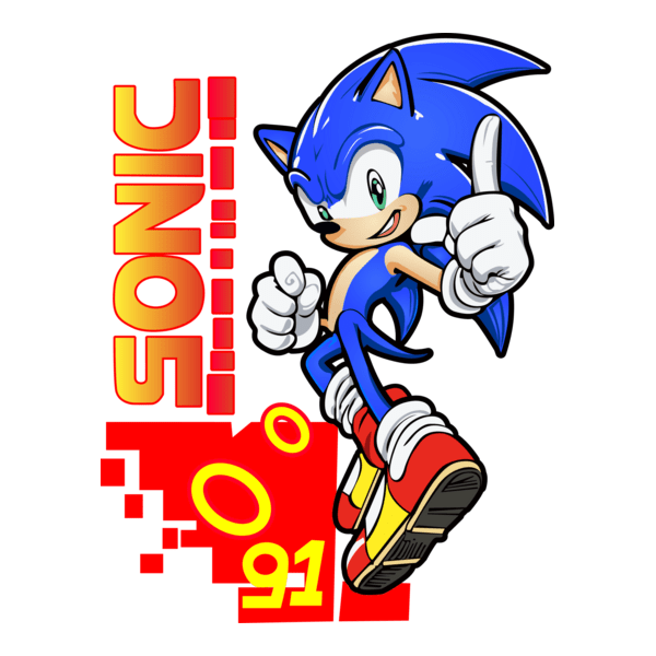 Sonic 91 Logo PNG Vector