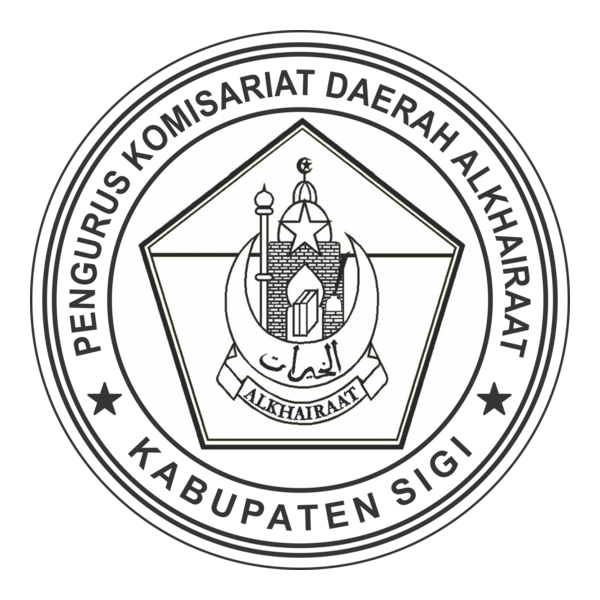 Stempel Flash Pengurus Komisariat Daerah Alkhairaa Logo PNG Vector