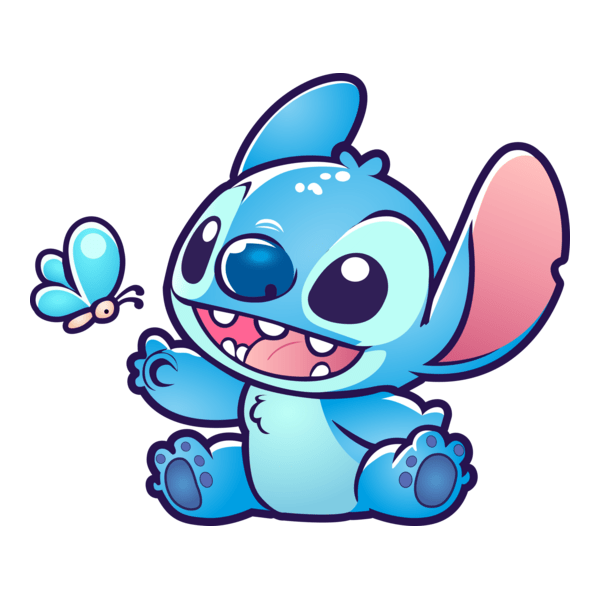 Stitch Baby Logo PNG Vector