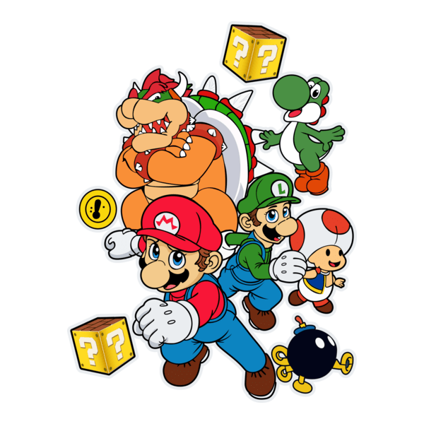 Super Mario Logo PNG Vector
