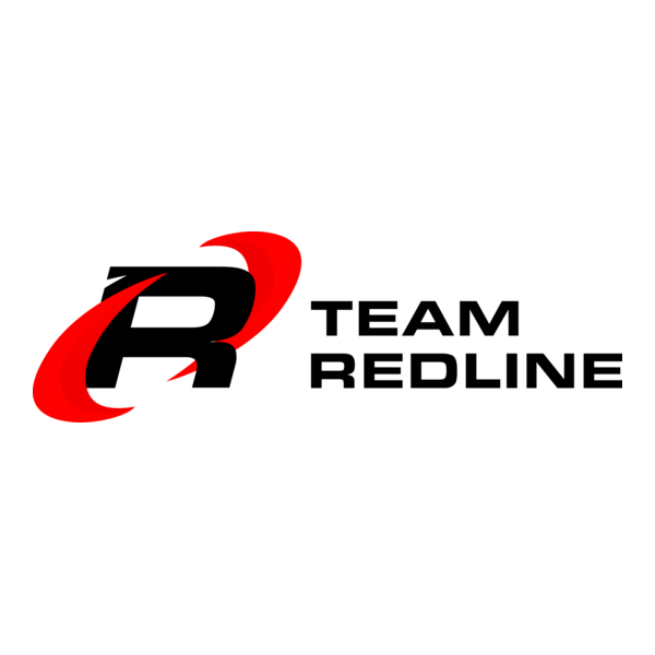 TEAM REDLINE - BLACK - TEXT Logo PNG Vector