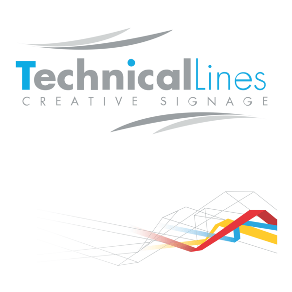 Technical Lines Logo PNG Vector