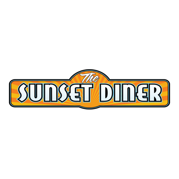 The Sunset Diner Logo PNG Vector