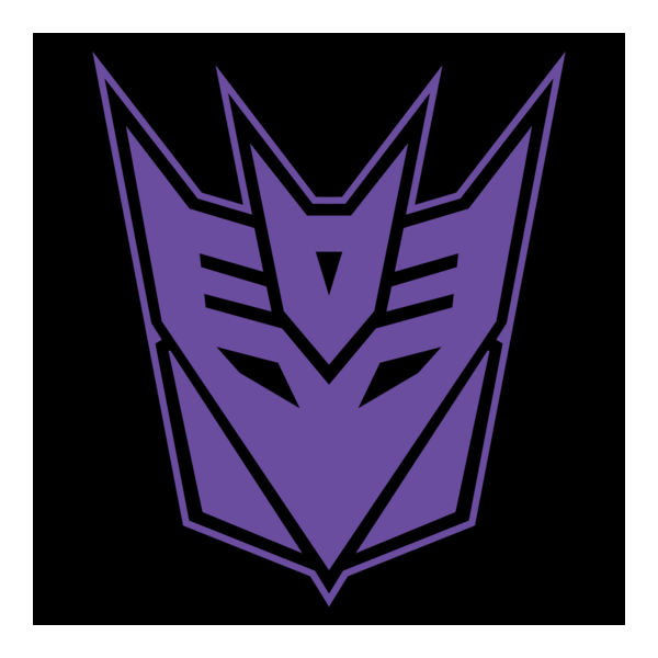 transformer decepticon Purple Logo PNG Vector