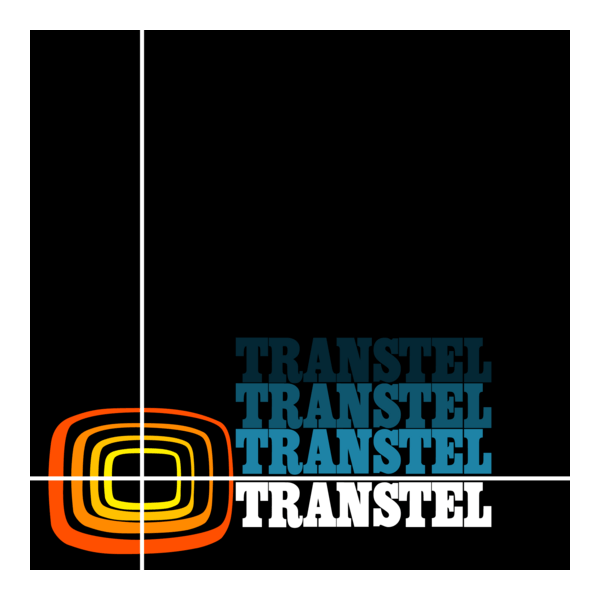 Transtel channel black background alternative Logo PNG Vector