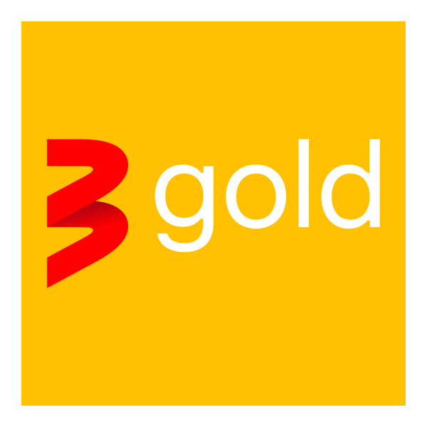 TV3 Gold Logo PNG Vector