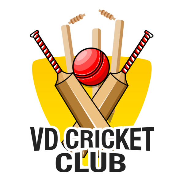 VD Cricket Club Logo PNG Vector