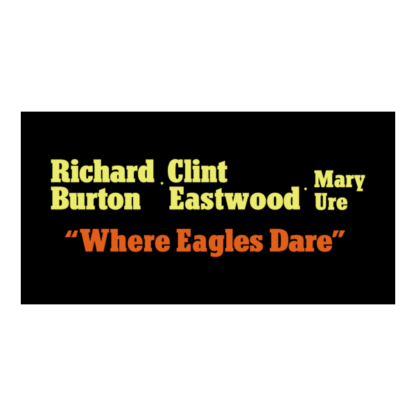 Where Eagles Dare Logo PNG Vector
