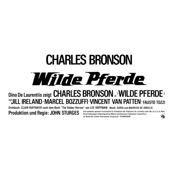 Wilde Pferde Logo PNG Vector