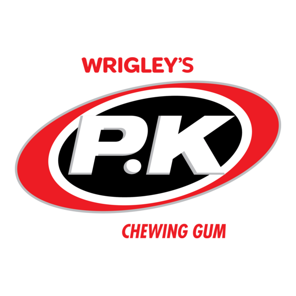 Wrigleys PK Chewing Gum Logo PNG Vector