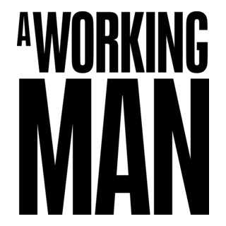 A Working Man Logo PNG Vector