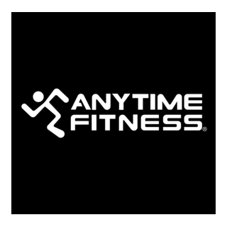 Anytime fitness Black and White Logo PNG Vector