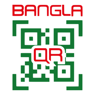 Bangla QR Logo PNG Vector