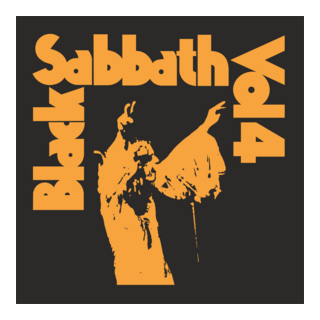 Black Sabbath Vol4 Logo PNG Vector