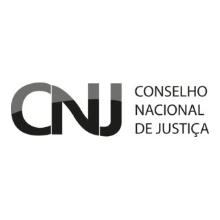 CNJ - Conselho Nacional de Justiça (preto) Logo PNG Vector