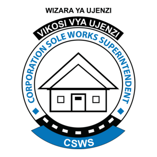 CORPORATION SOLE WORKS SUPERINT VIKOSI VYA UJENZ Logo PNG Vector