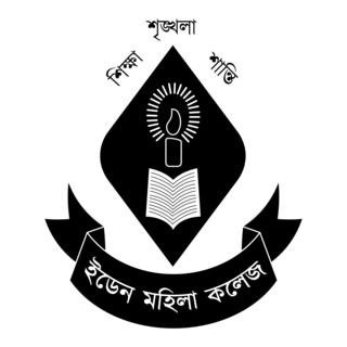 Eden Mohila College Outline Logo PNG Vector